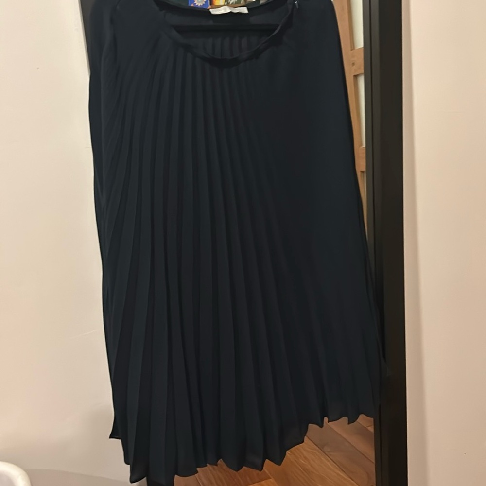 Vince size 0 pleated slightly sheer skirt